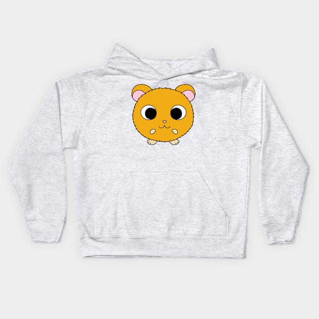 Hamster Puff Kids Hoodie by Destination Creativity